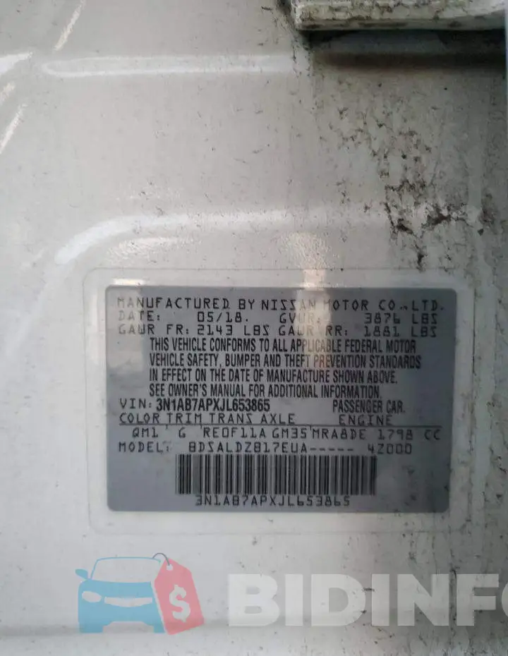 3N1AB7APXJL653865 Photo# 13