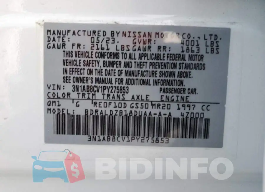 3N1AB8CV1PY275853 Photo# 12