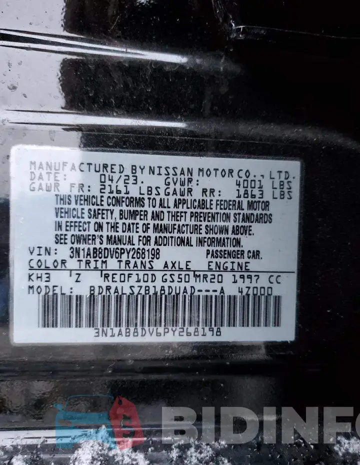 3N1AB8DV6PY268198 Photo# 12