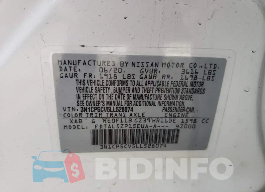 3N1CP5CV5LL528074 Photo# 12