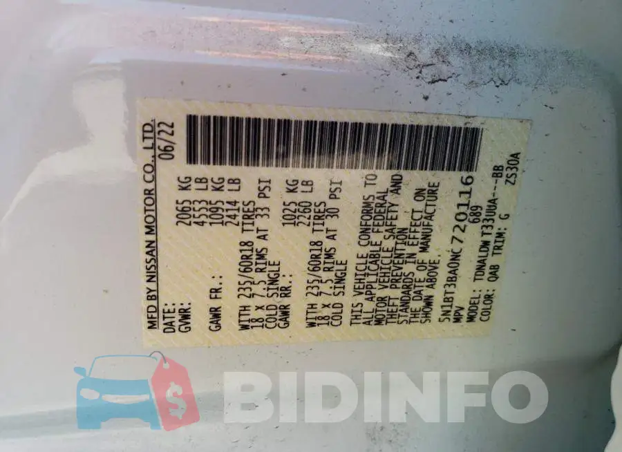 5N1BT3BA0NC720116 Photo# 13