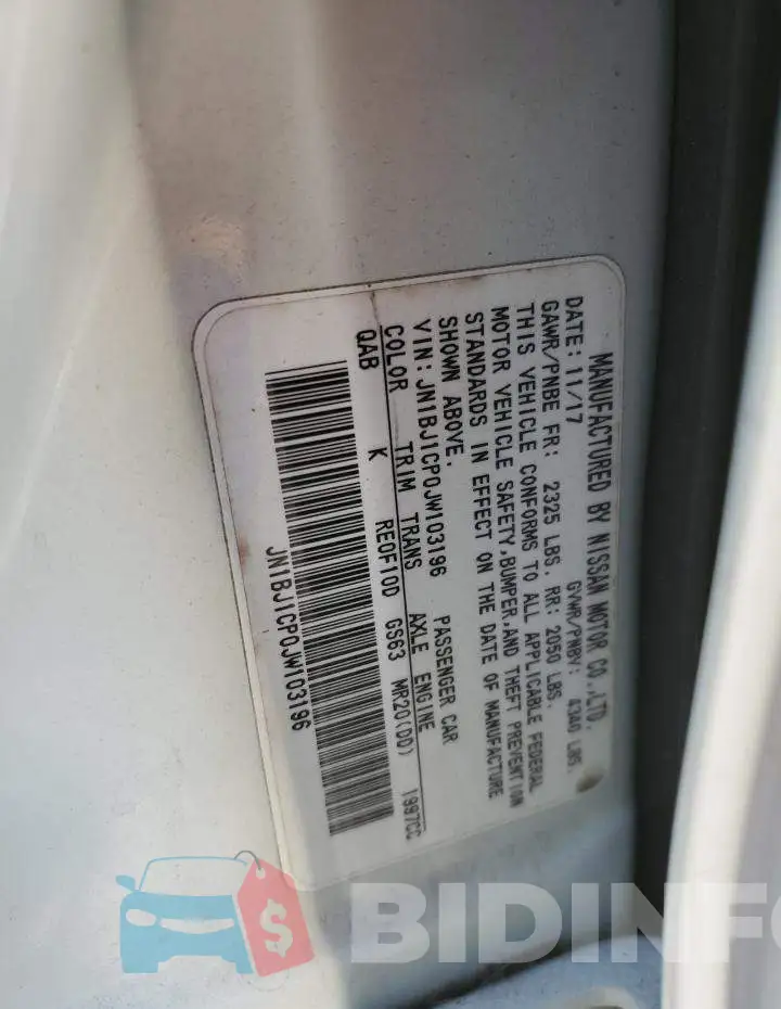 JN1BJ1CP0JW103196 Photo# 13
