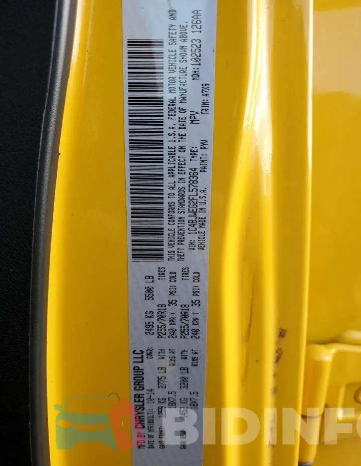 1C4BJWEG2FL578364 Photo# 12