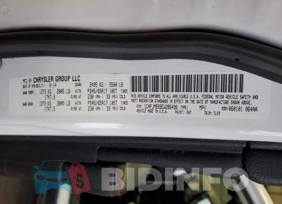 1C4PJMBS9EW286498 Photo# 12