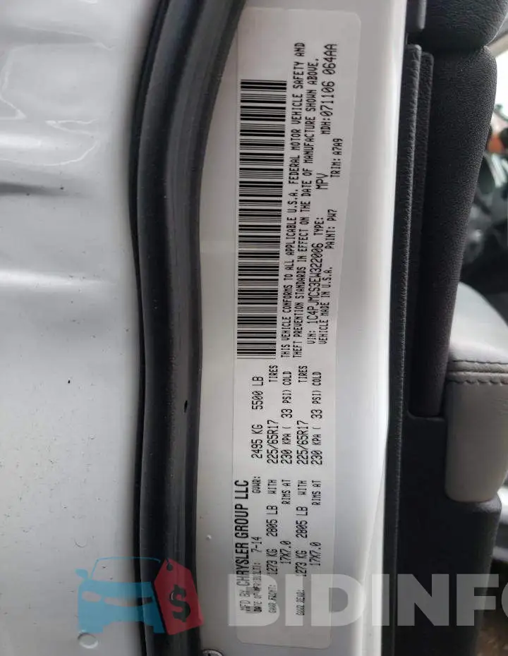 1C4PJMCS3EW322006 Photo# 13