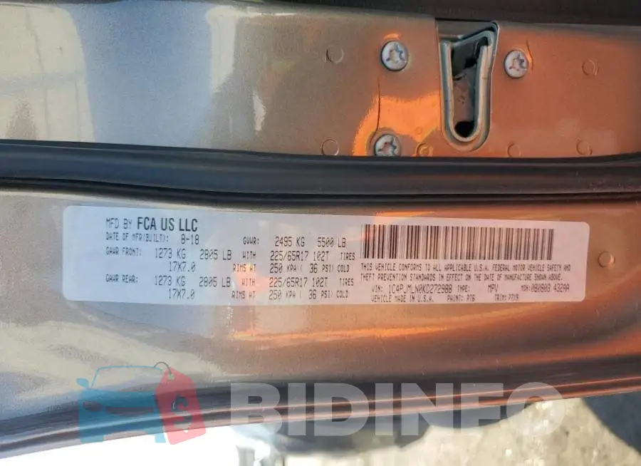 1C4PJMLN0KD272988 Photo# 12