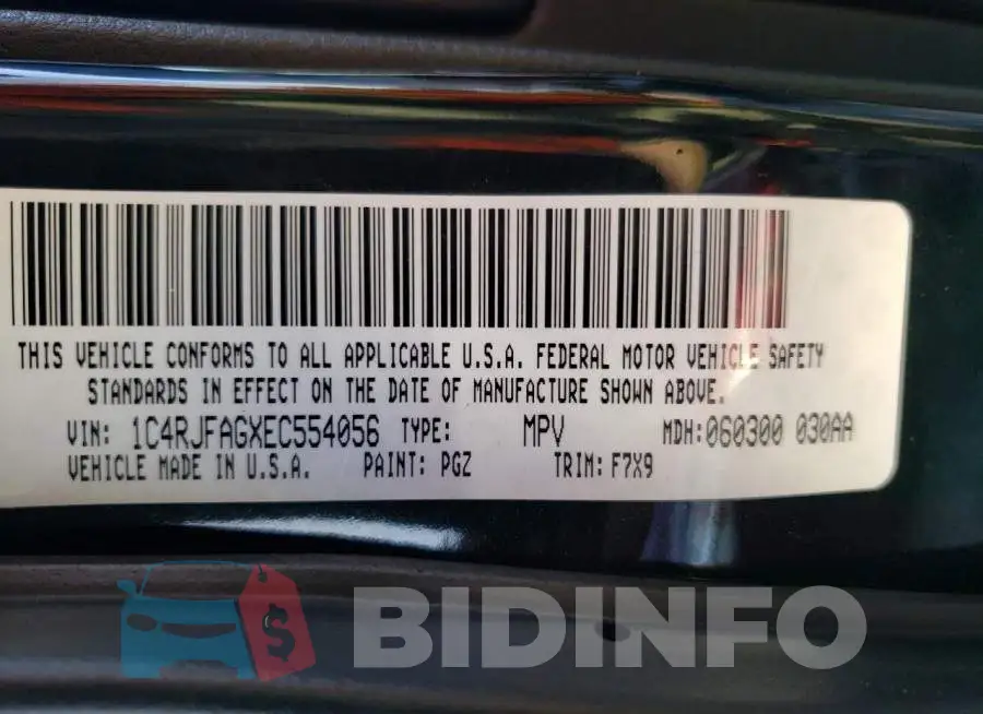1C4RJFAGXEC554056 Photo# 12