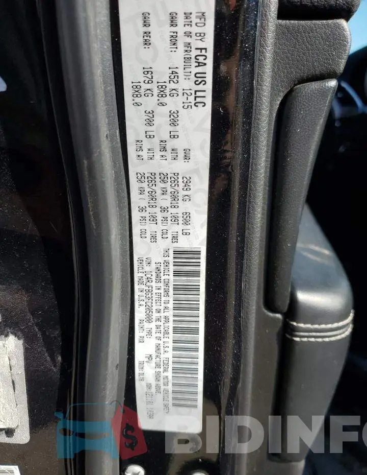 1C4RJFBG3FC205000 Photo# 12