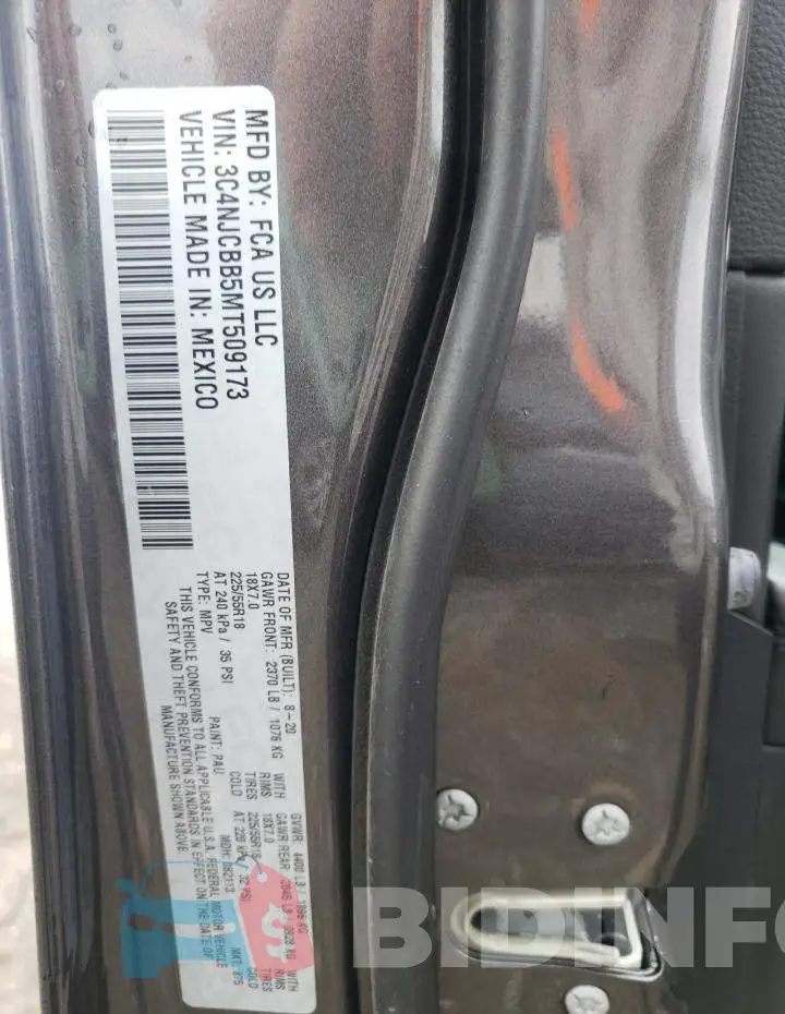 3C4NJCBB5MT509173 Photo# 12