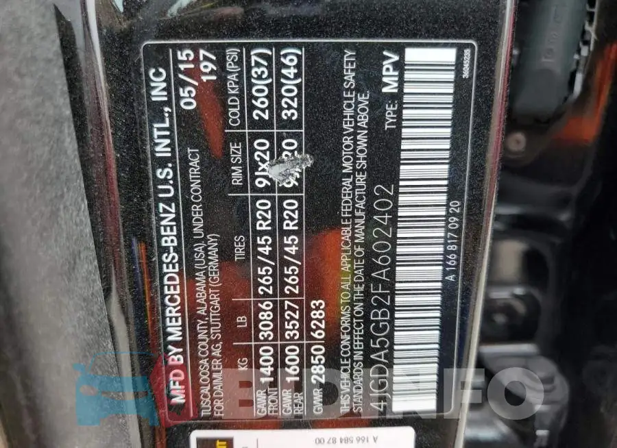 4JGDA5GB2FA602402 Photo# 13