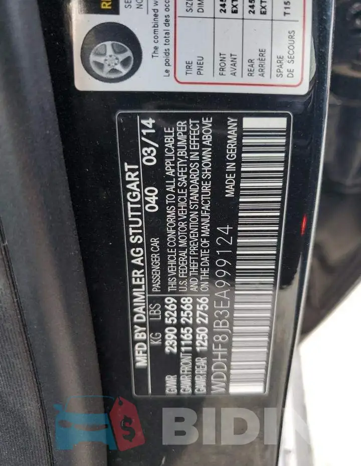 WDDHF8JB3EA999124 Photo# 12