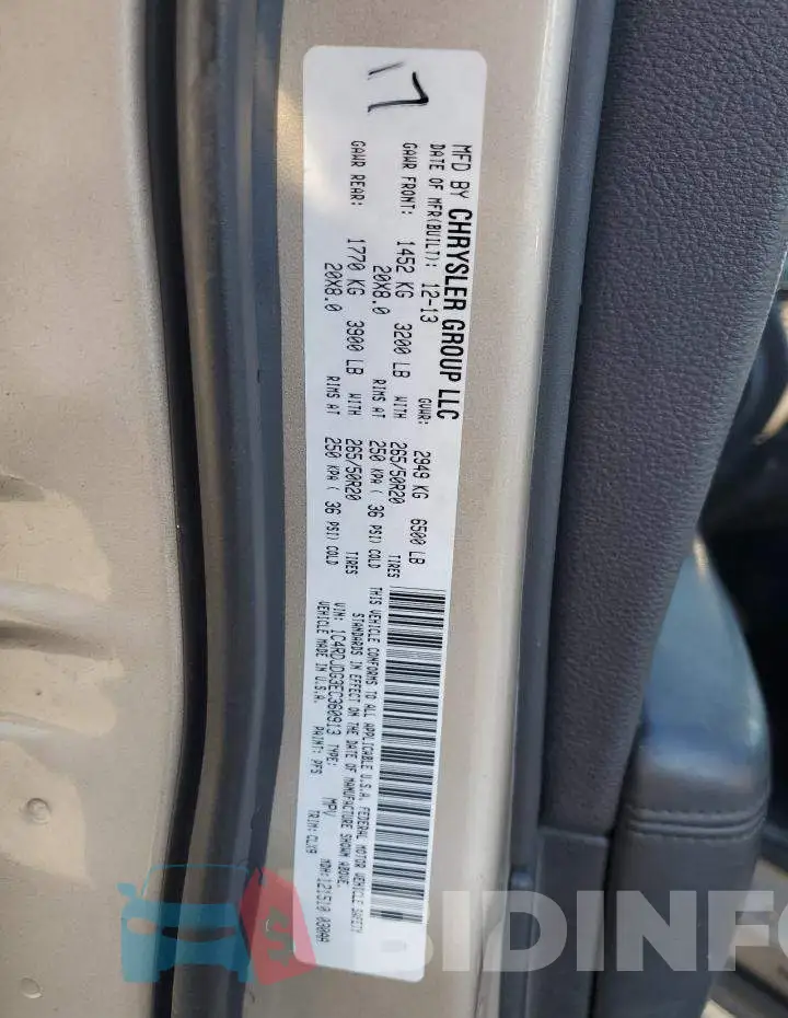 1C4RDJDG3EC360913 Photo# 13