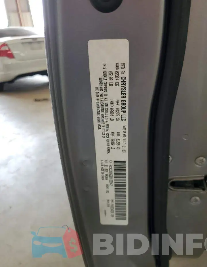 2C3CDXBG8EH188942 Photo# 12