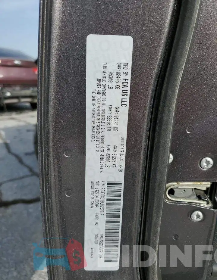2C3CDXCT9JH297917 Photo# 10