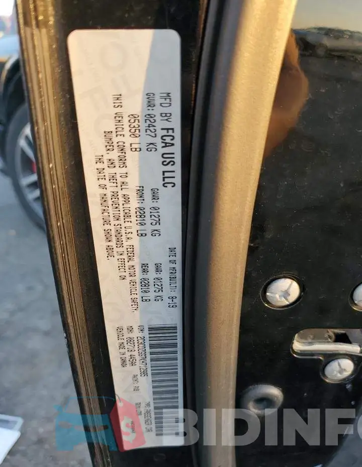 2C3CDZGG7KH712985 Photo# 12