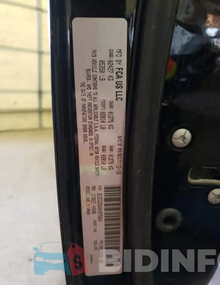 2C3CDZGGXKH575024 Photo# 12