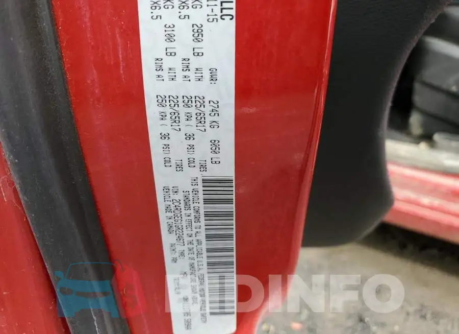 2C4RDGEG1GR224677 Photo# 12