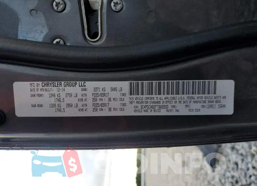 3C4PDCAB2FT602933 Photo# 13