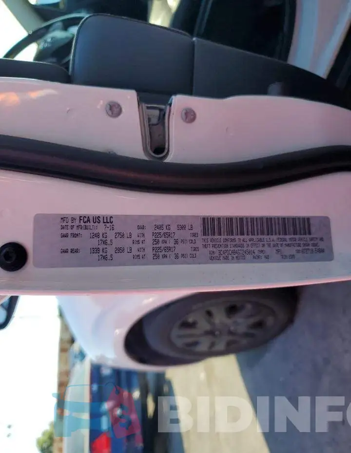 3C4PDCAB4GT245014 Photo# 13