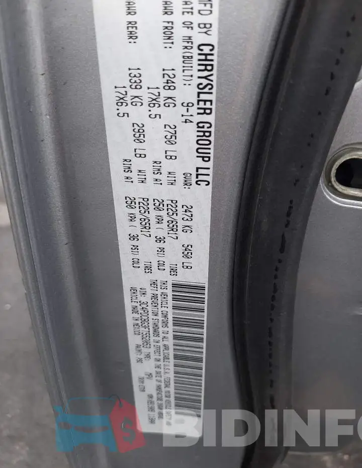 3C4PDCBG3FT552053 Photo# 12
