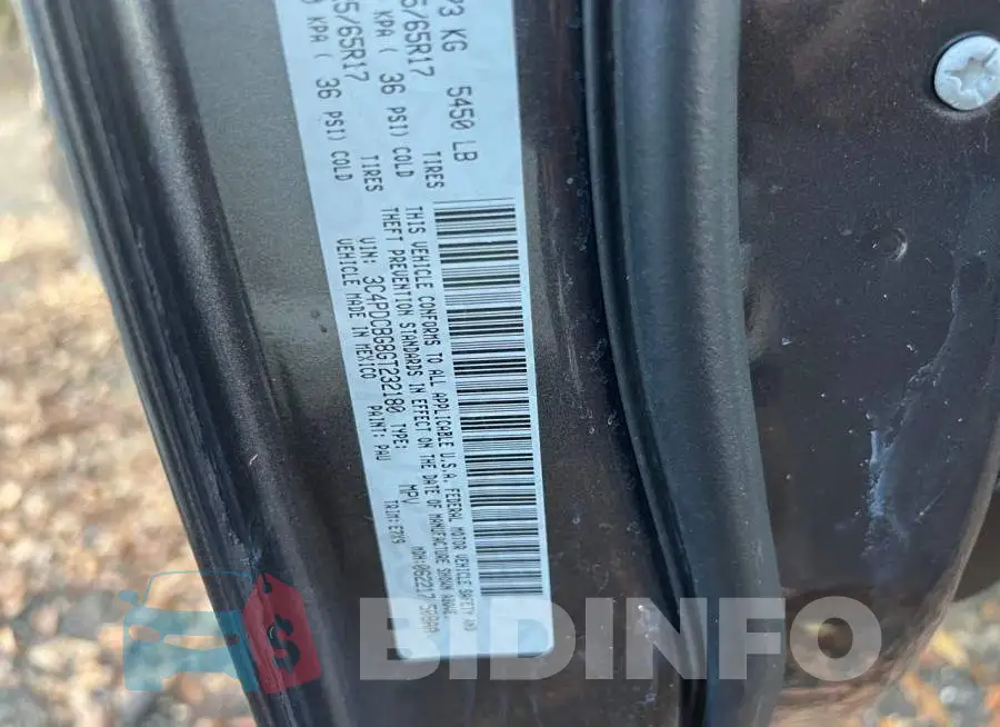 3C4PDCBG8GT232180 Photo# 10