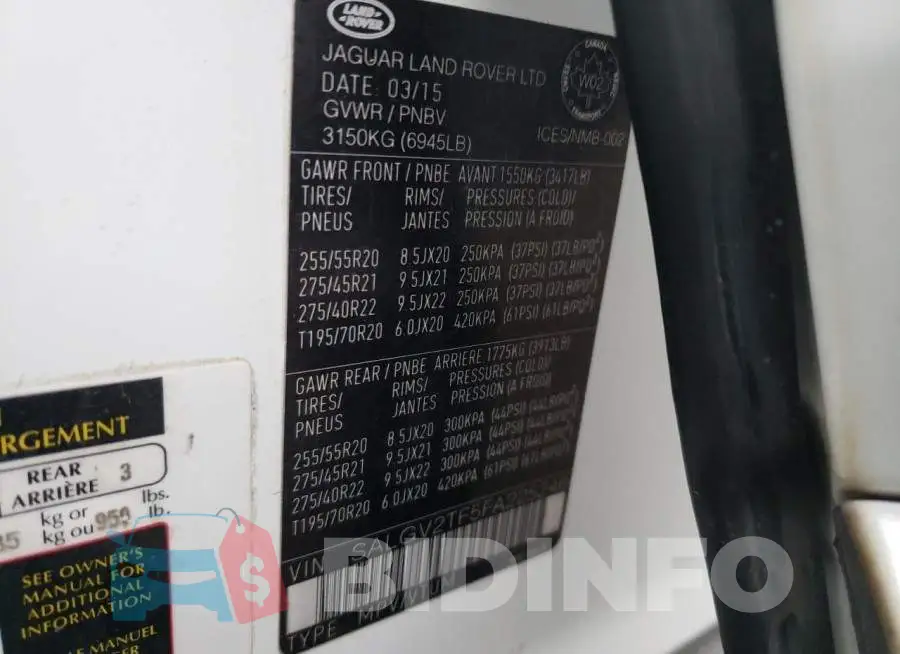 SALGV2TF5FA225246 Photo# 13