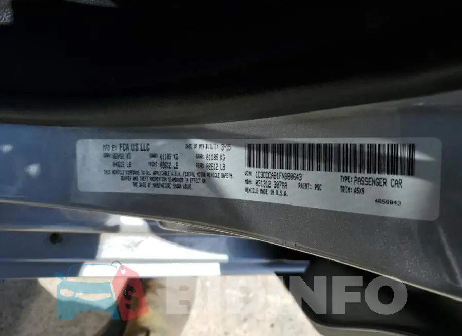 1C3CCCAB1FN680643 Photo# 12
