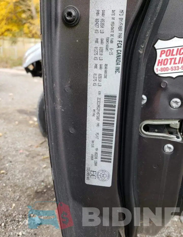 2C3CCARG2FH873087 Photo# 13