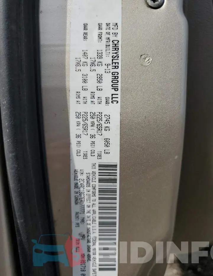 2C4RC1BG7ER177771 Photo# 13