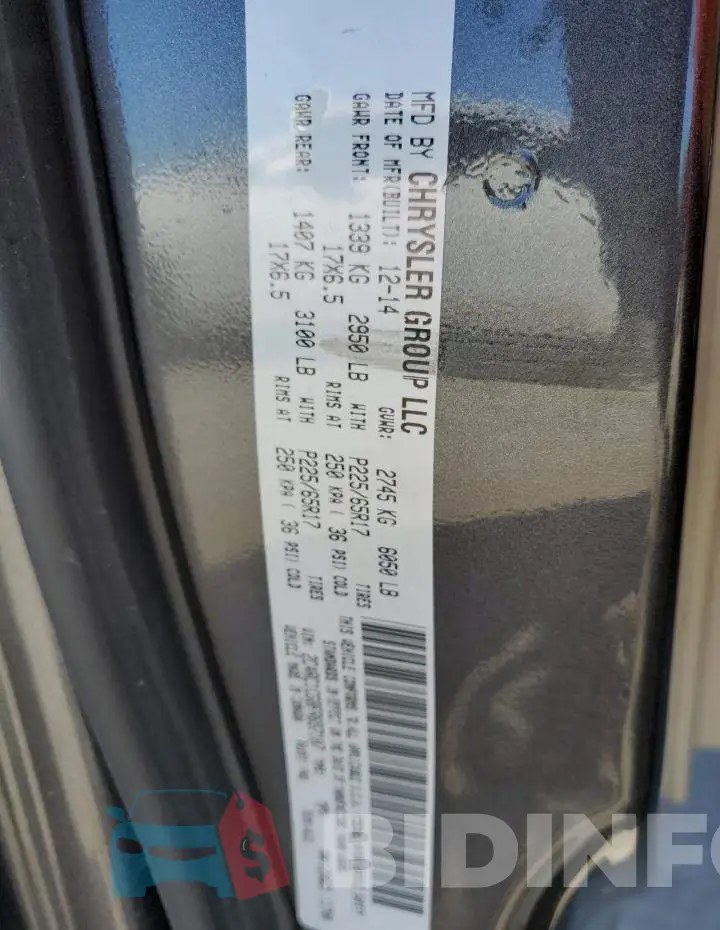 2C4RC1CG8FR657107 Photo# 13