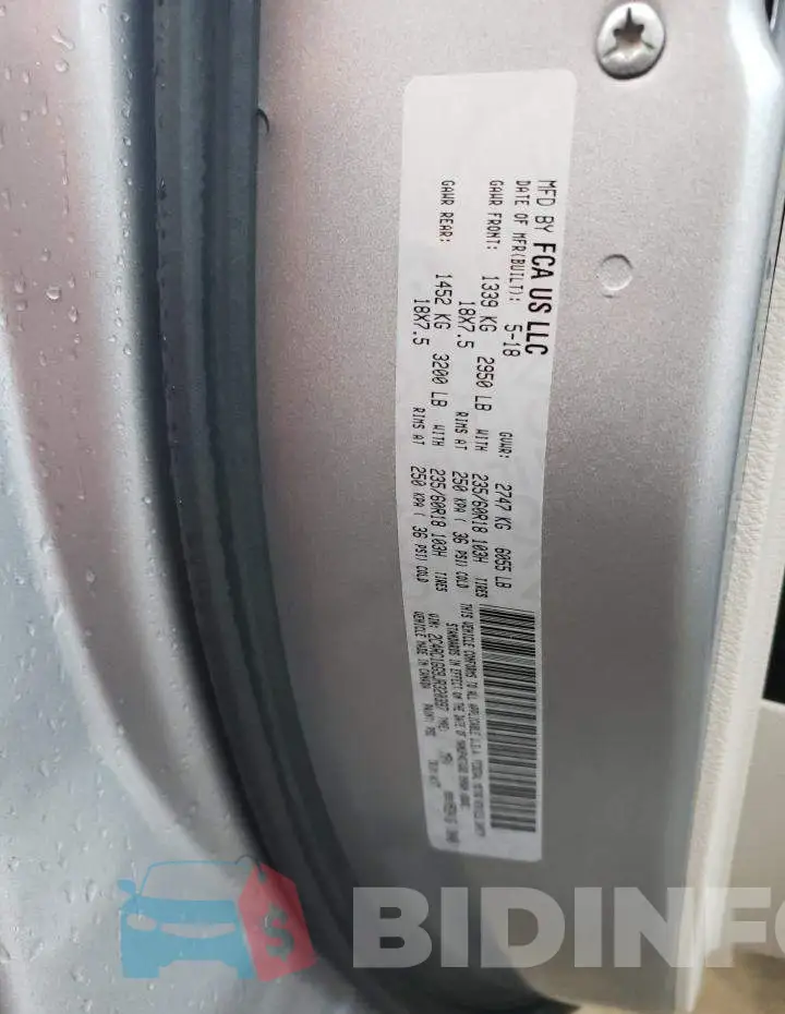 2C4RC1GG9JR320397 Photo# 13