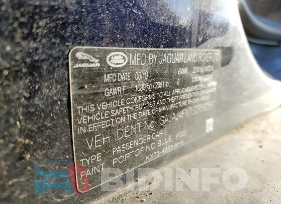 SAJAJ4FX7LCP59259 Photo# 12