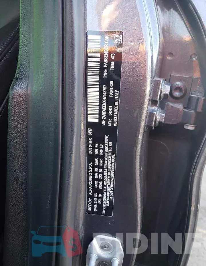ZARFAEENXH7548797 Photo# 12