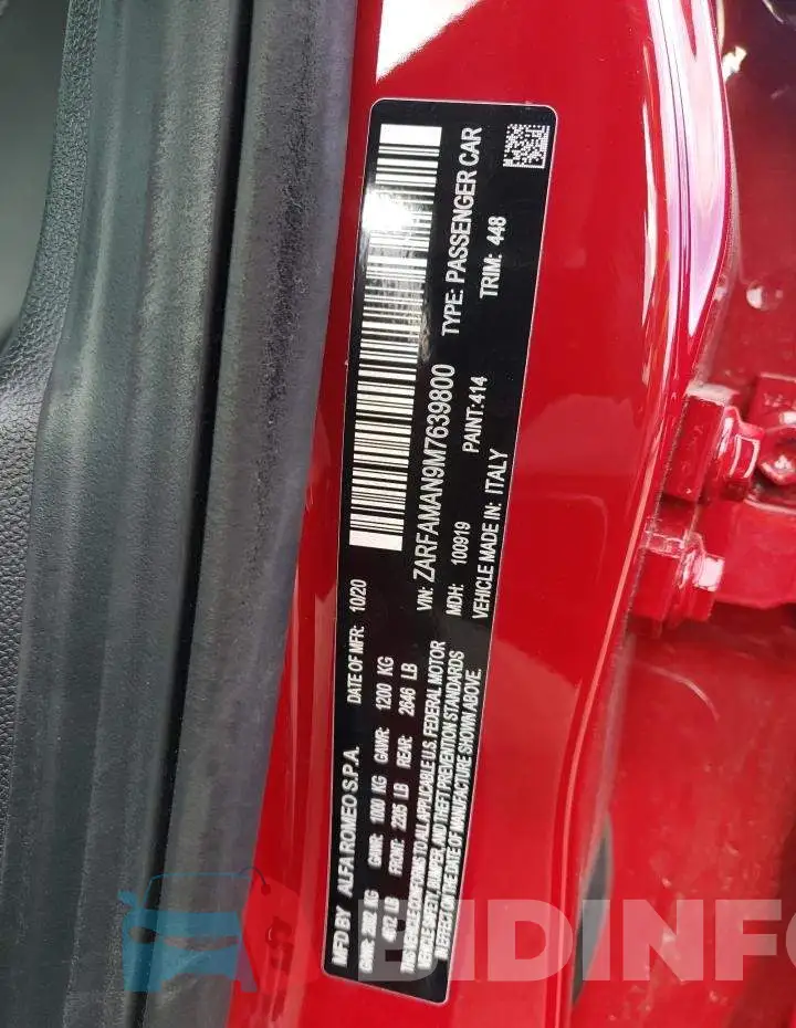 ZARFAMAN9M7639800 Photo# 12
