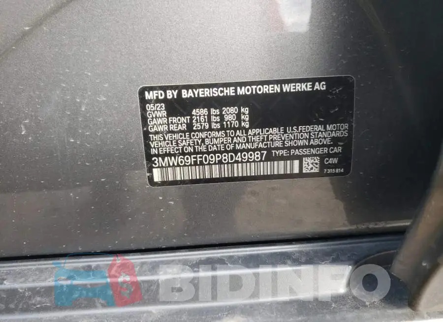 3MW69FF09P8D49987 Photo# 13