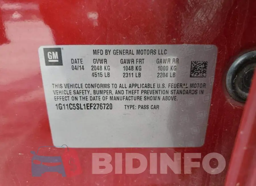 1G11C5SL1EF276720 Photo# 12