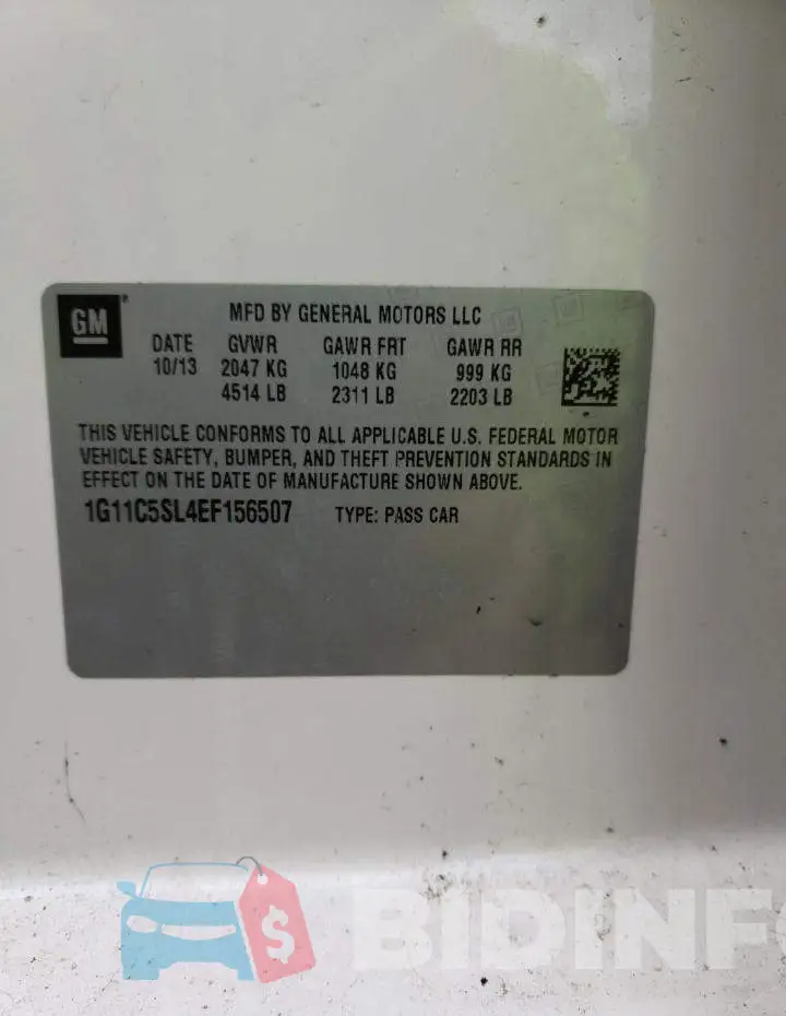 1G11C5SL4EF156507 Photo# 12