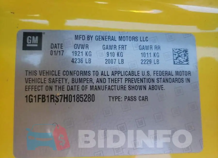 1G1FB1RS7H0185280 Photo# 12