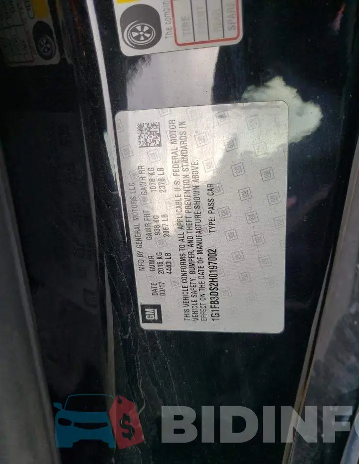 1G1FB3DS2H0197002 Photo# 13