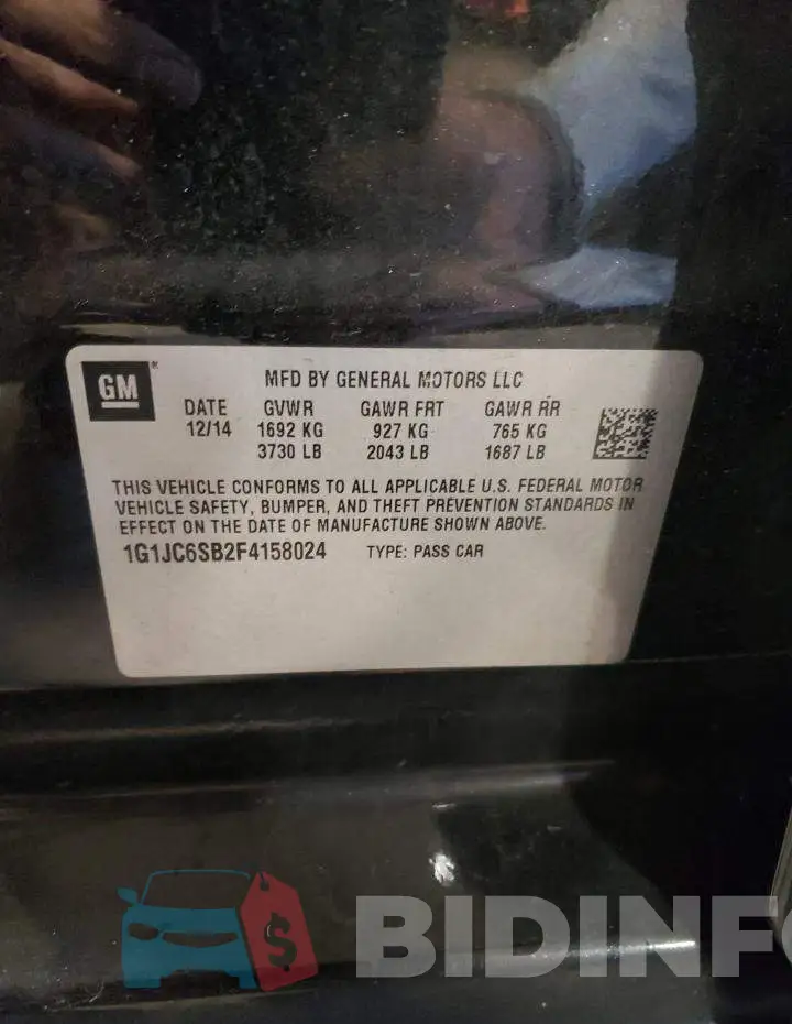 1G1JC6SB2F4158024 Photo# 13