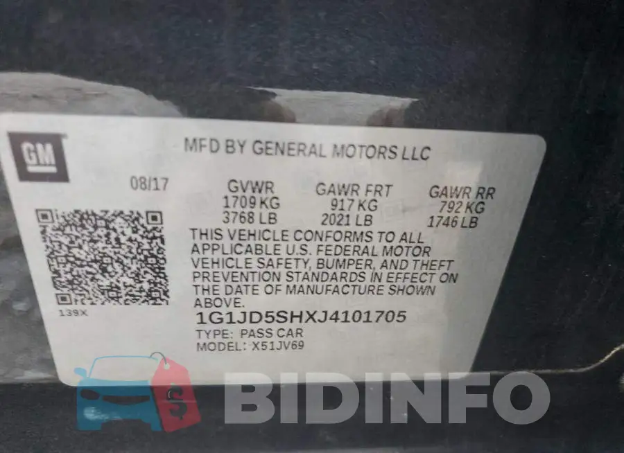 1G1JD5SHXJ4101705 Photo# 12