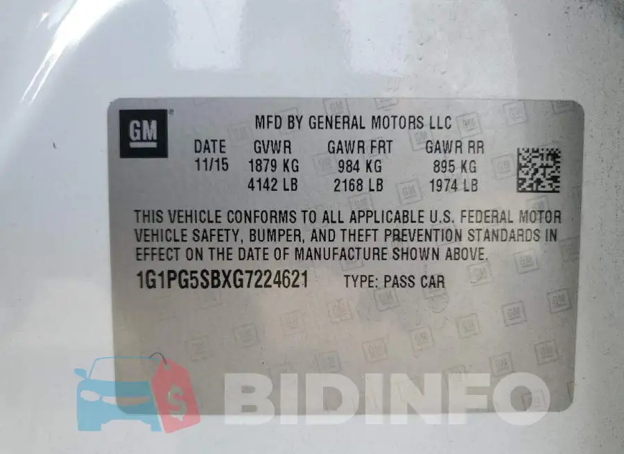 1G1PG5SBXG7224621 Photo# 12
