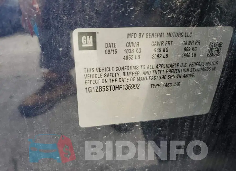 1G1ZB5ST0HF136992 Photo# 12