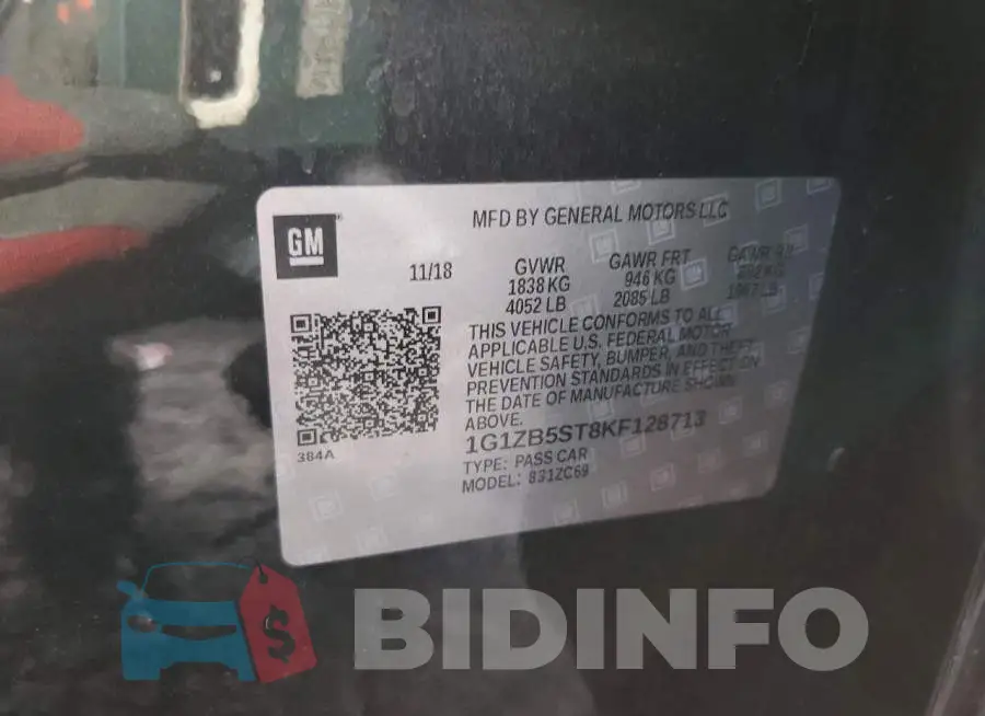 1G1ZB5ST8KF128713 Photo# 12
