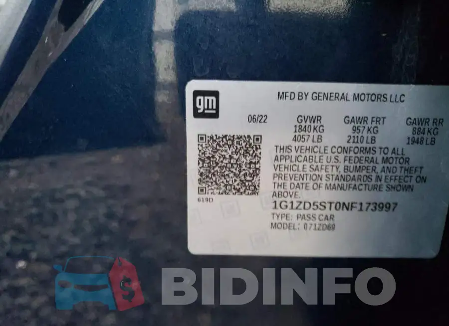 1G1ZD5ST0NF173997 Photo# 12