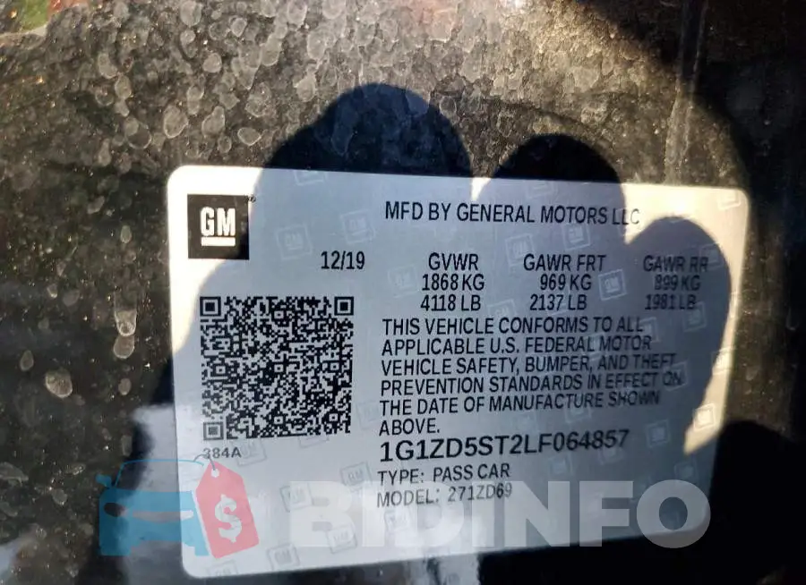 1G1ZD5ST2LF064857 Photo# 12