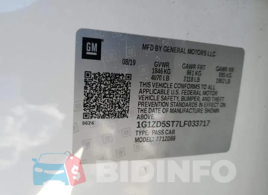 1G1ZD5ST7LF033717 Photo# 12