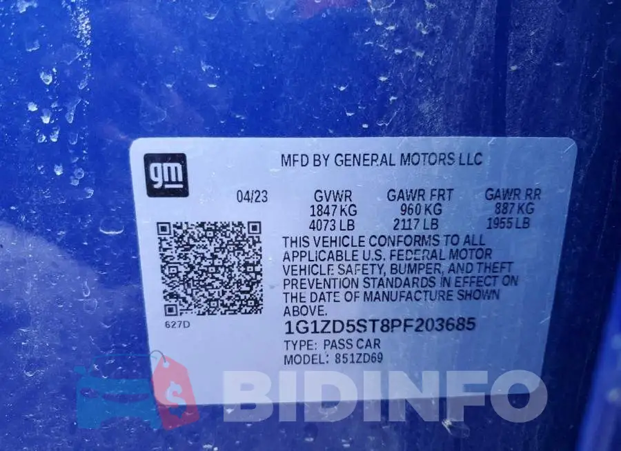 1G1ZD5ST8PF203685 Photo# 12