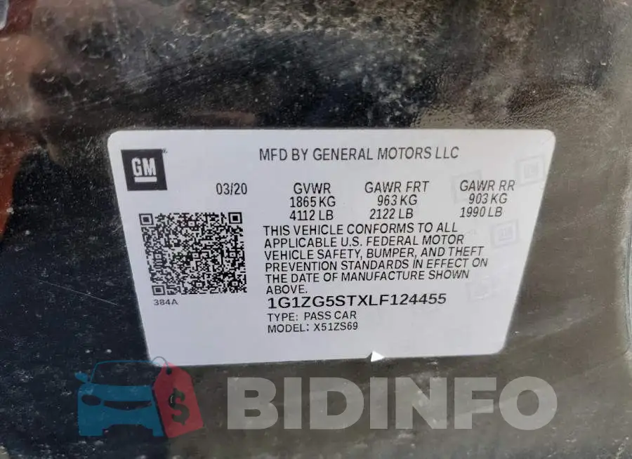 1G1ZG5STXLF124455 Photo# 12