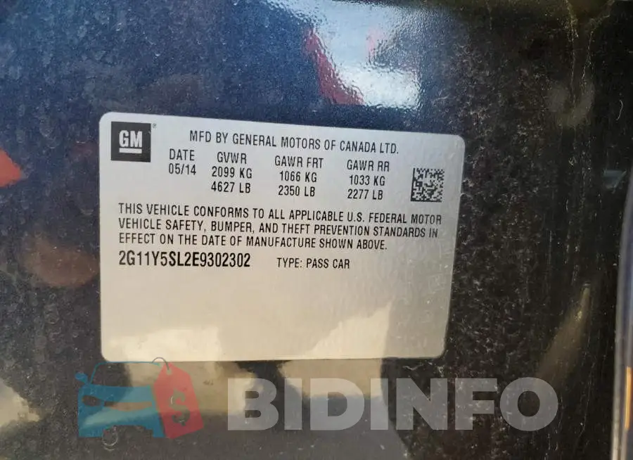 2G11Y5SL2E9302302 Photo# 13